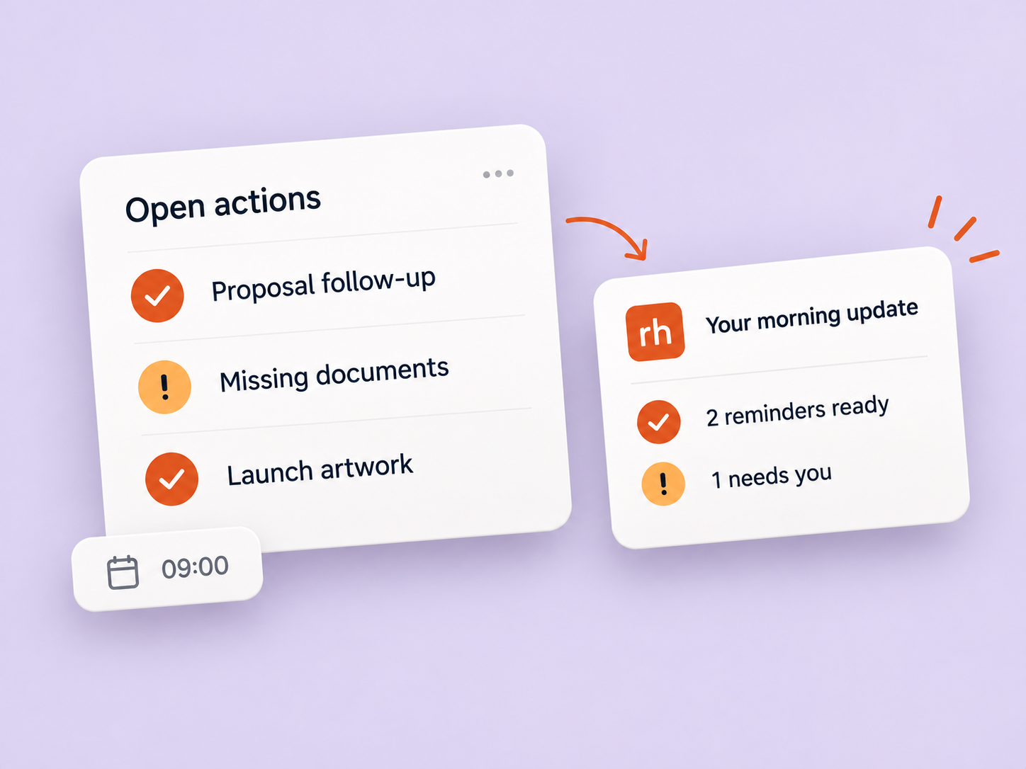 Illustration for the invoice follow-up assistant.